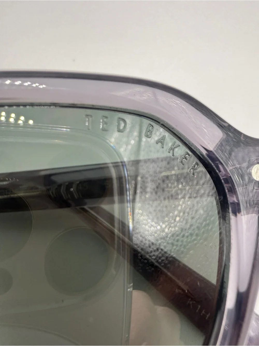 Ted Baker London Aviator Full Rim Polarized Sunglasses Gray